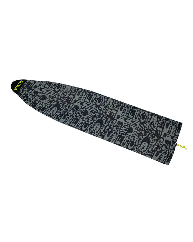 Fcs Stretch Cover 5'6 ALL PURPOSE Monogram Coal/Lime 5ft6