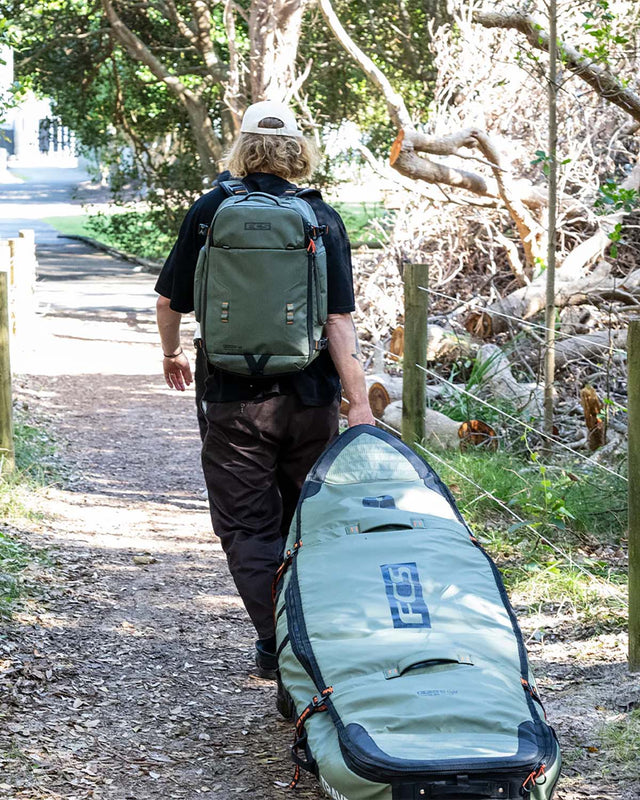 Fcs Travel Cover 6ft7 Team-w Shortboard/fish Wheelie Alpine