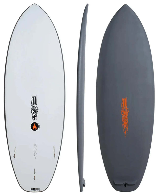 JS SoftBoard 5'4 FLAME FISH SOFTBOARD GRAY EPS 5ft4