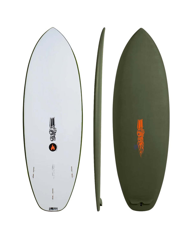 JS SoftBoard 5'2 FLAME FISH MILITARY SOFTBOARD 5ft2