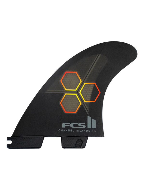 Fcs Fins Ii Channel Islands Pc Large Black/flame Tri Retail Tri