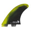 Fcs Fins Ii Mark Richards Twin+1 Pc M-l Cyber Lime/black Retail Twin
